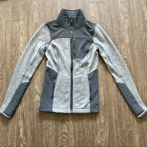 Athleta XXS full zipper jacket in gray tones